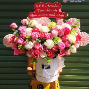 lẵng hoa sáp