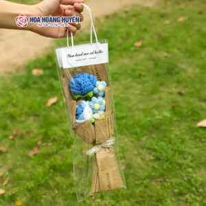 Bó Hoa Len Đơn Giản Giá Rẻ