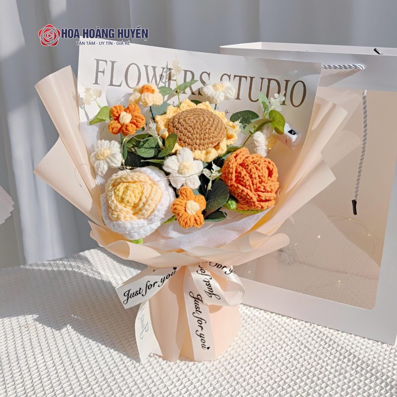 Bó Hoa Len Bó Sẵn BHL04
