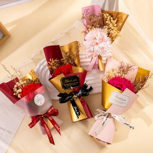 Bó Hoa Sáp Để Hộp Quà