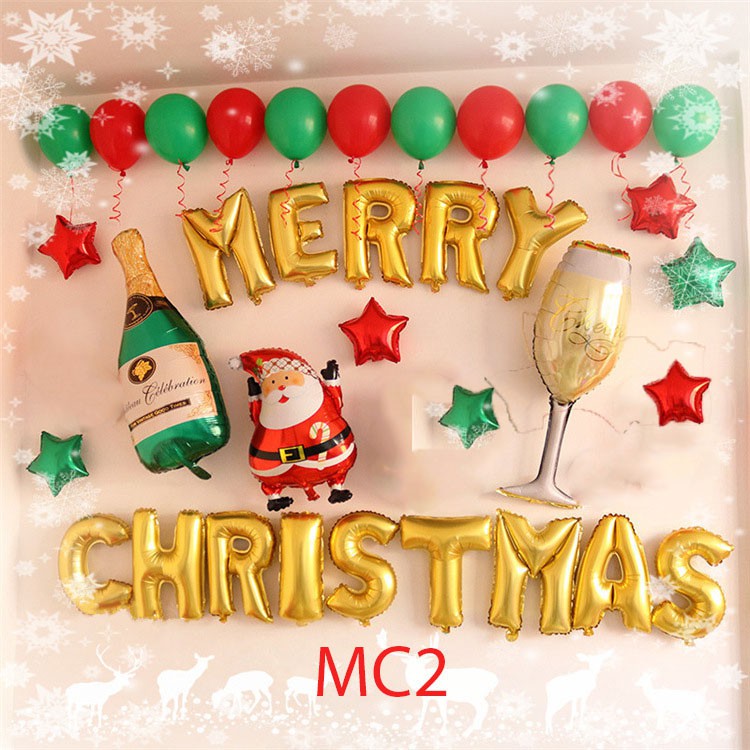 set trang trí noel