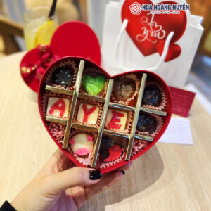 Socola Valentine hộp trái tim nhỏ